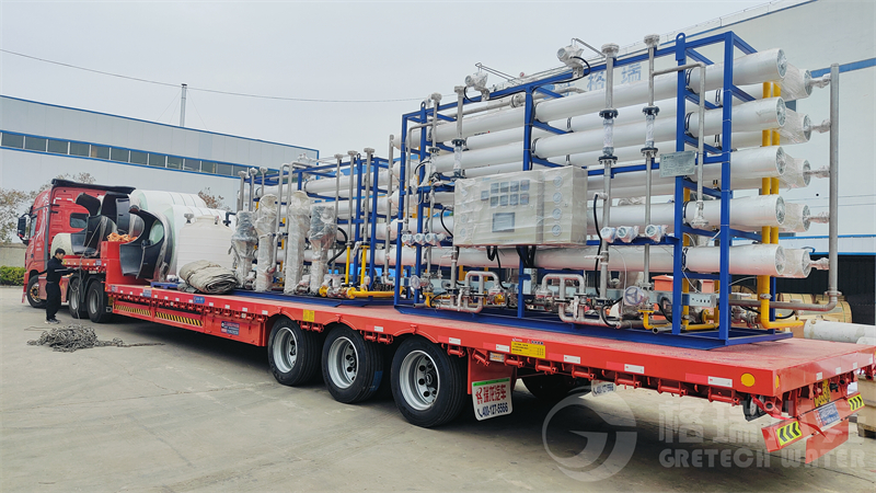 喜訊，又發貨啦！發貨廣東某鋼鐵企業2*10t/h除鹽水設備