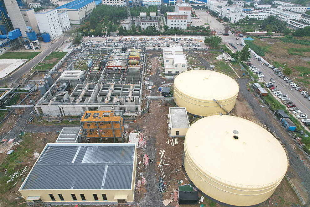 山東化工企業(yè)2*150t/h除鹽水項目